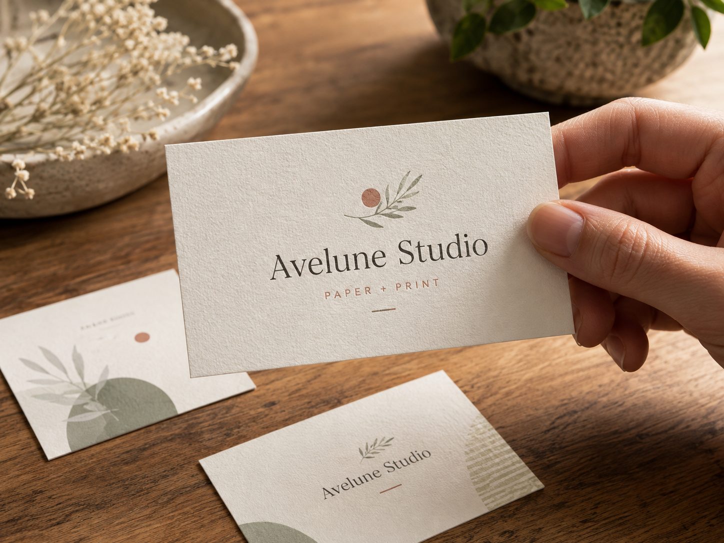 Carte papier texturé