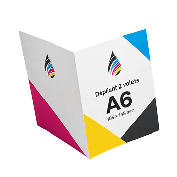Dépliant 2 volets A6