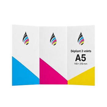 Dépliant A5 en 3 volets