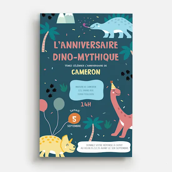 Cartes d’invitation de fête